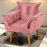 poltrona opala veludo rose1