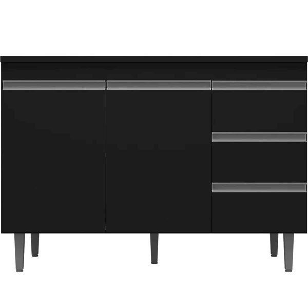 balcao andreia 120 preto