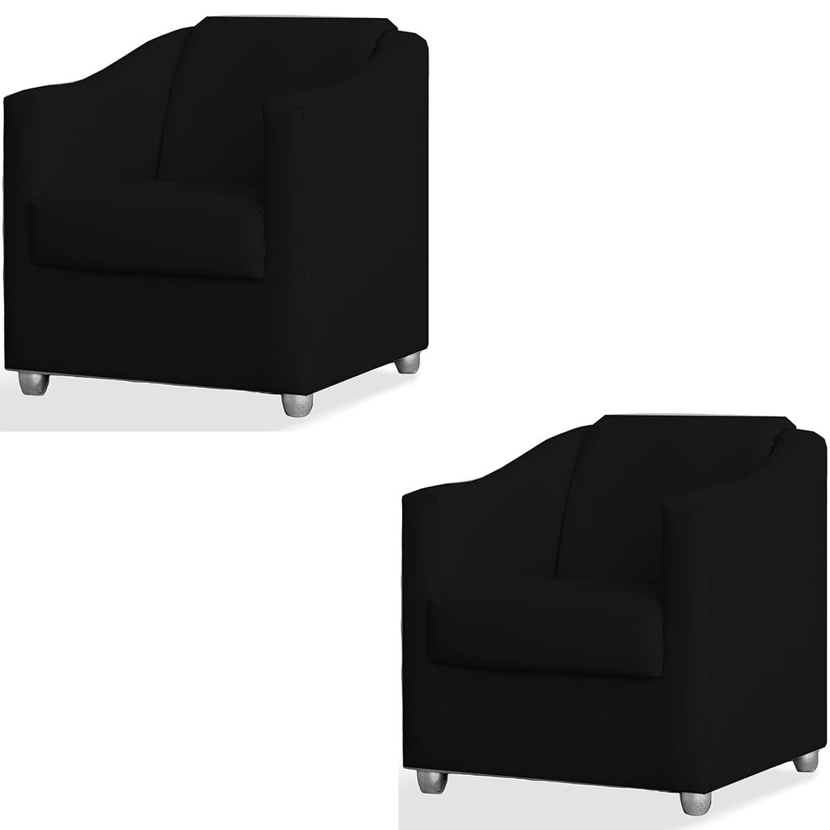 kit luiza suede preto