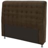 cabeceira king estofada dama 195 cm suede chocolate simbal 1