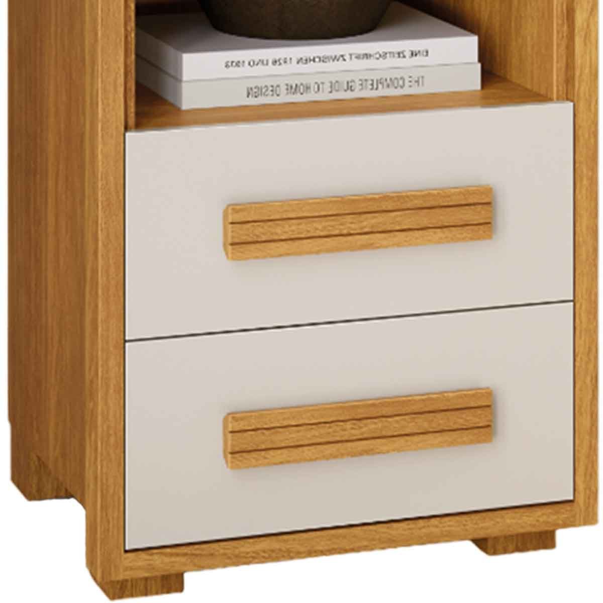 01 kit 2 mesas de cabeceira toquio 100 mdf casa chick