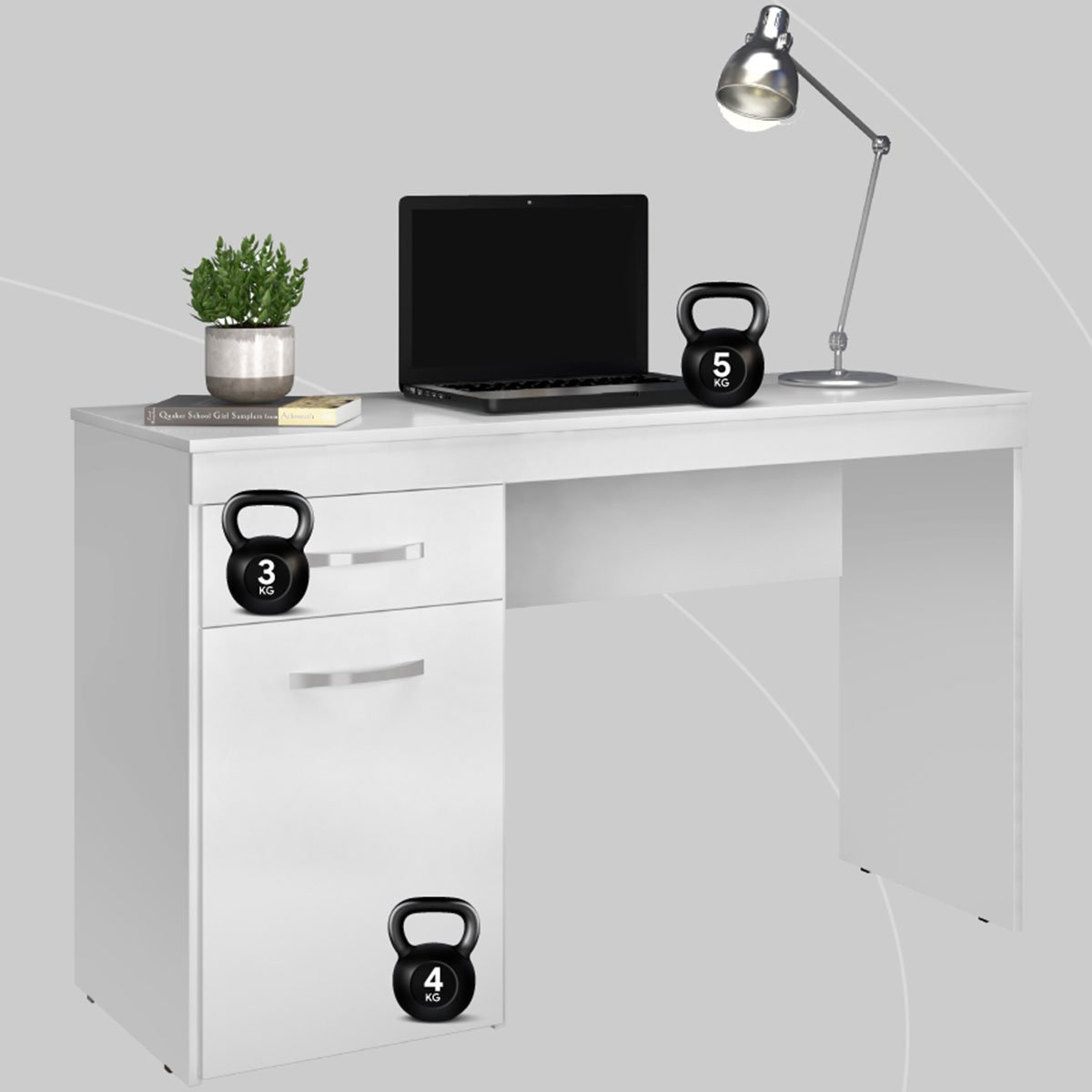 escrivaninha vitoria branco peso