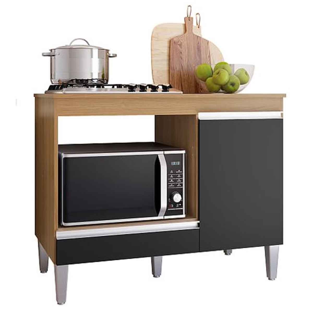 02 balcao para cooktop catia 1 porta com tampo