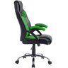 cadeira giratoria gamer extreme preto verde facthus2