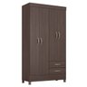 01 guarda roupa solteiro 4 portas 2 gavetas planet cafe touch