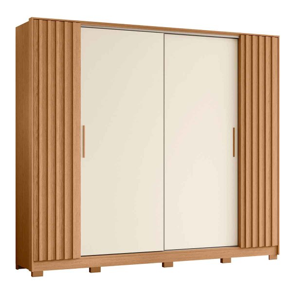 06 guarda roupa casal 4 portas 4 gavetas ripado jacques