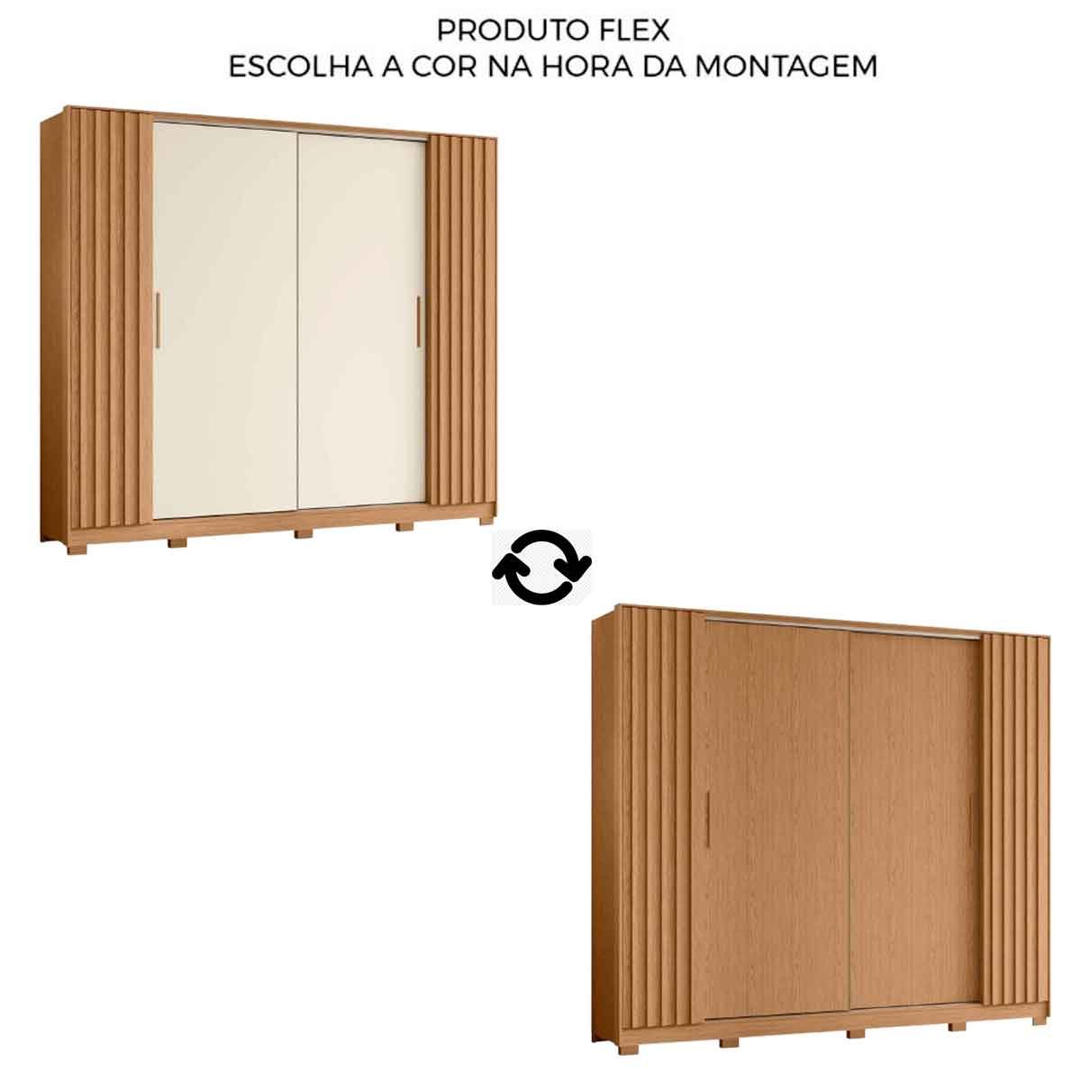 08 guarda roupa casal 4 portas 4 gavetas ripado jacques