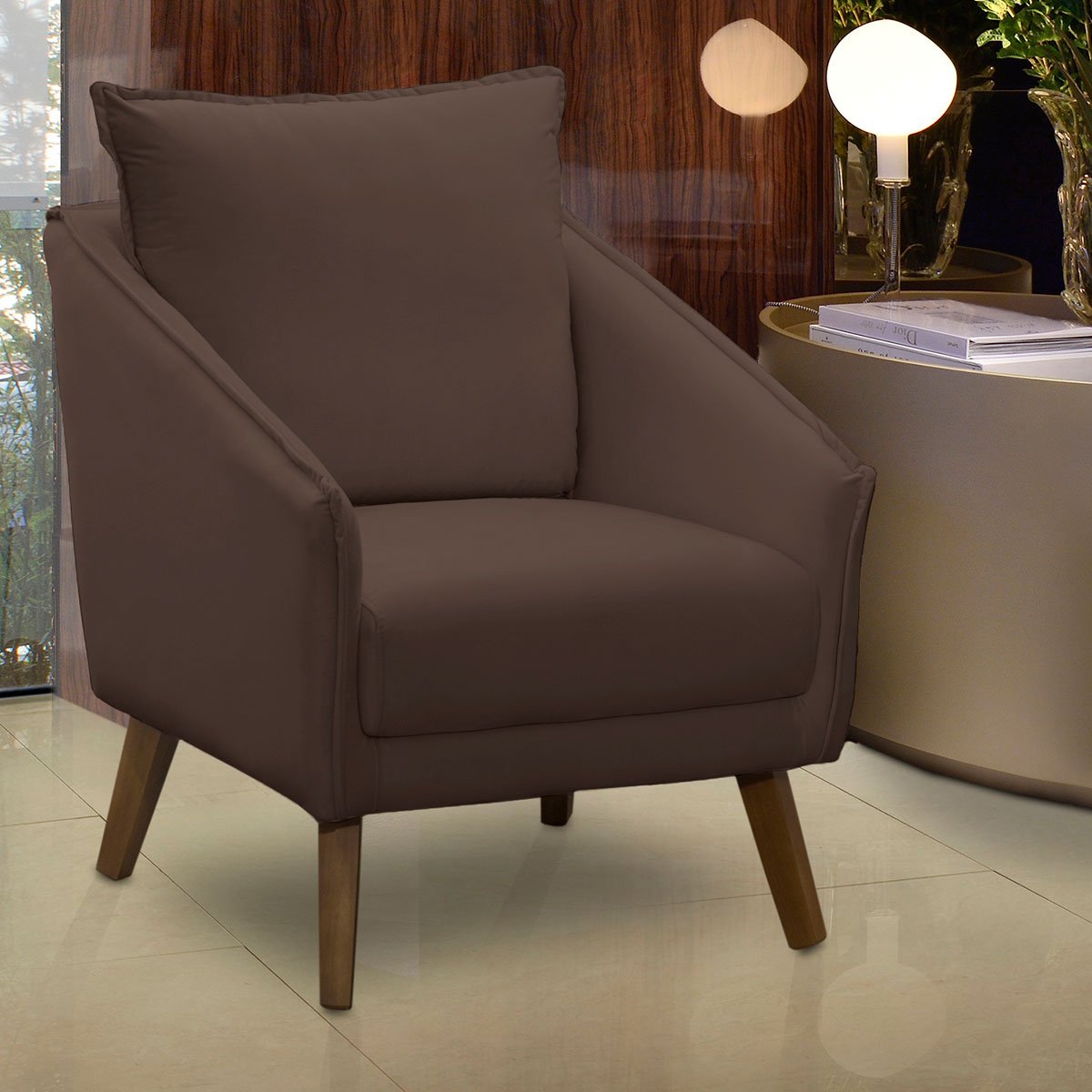 poltrona elea veludo marrom ta 7031 2