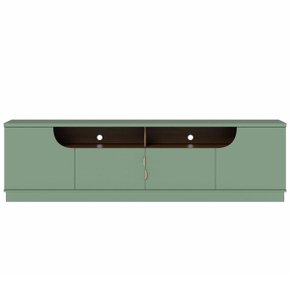 04 rack bancada satriani 4 portas de giro tv ate 75 polegadas off white freijo