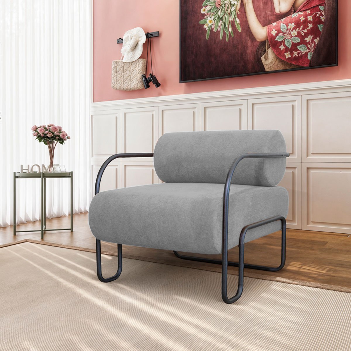 poltrona minsk linho cinza tb 7134 3