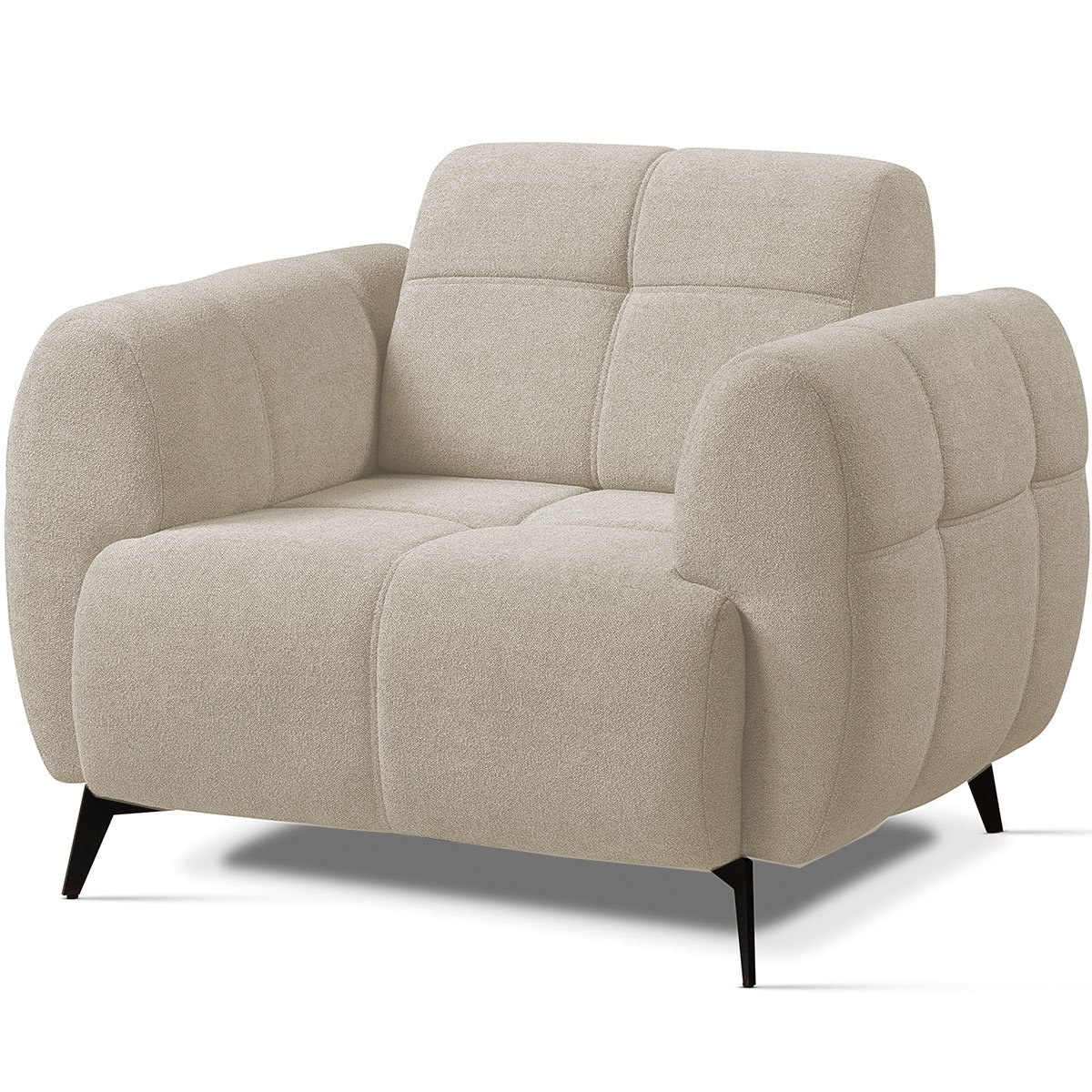 poltrona quenia linho bege tc 7133