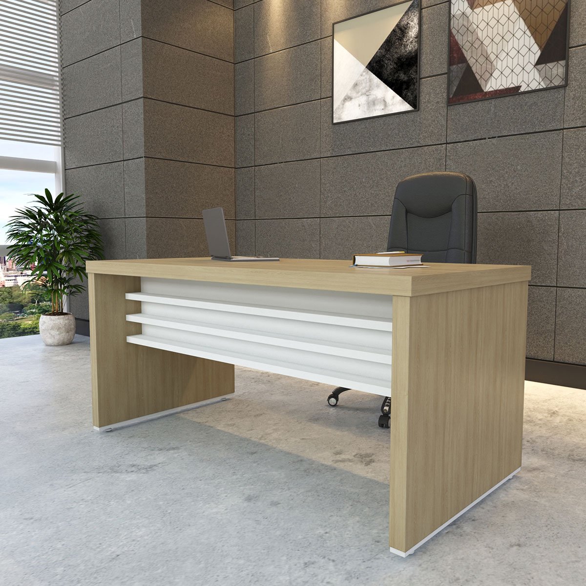 mesa 1600 branco ambiente
