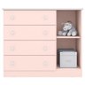05 comoda sapateira infantil 1 porta 4 gavetas doce mel