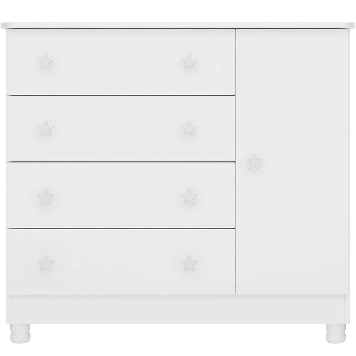 comoda sapateira pes doce sonho branco