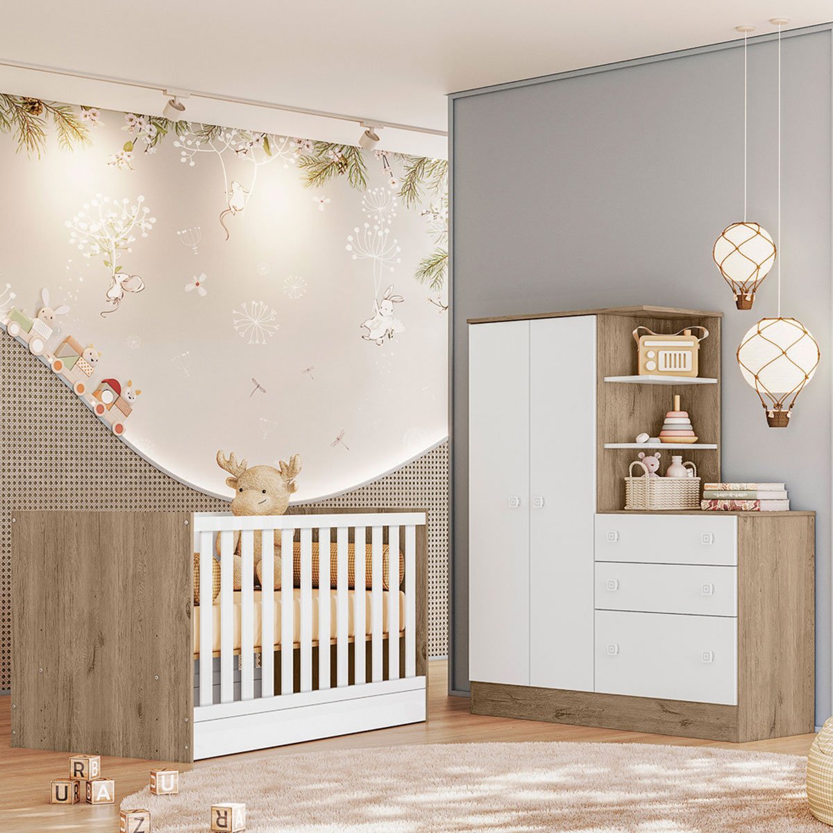 quarto 4 doce sonho carvalho branco