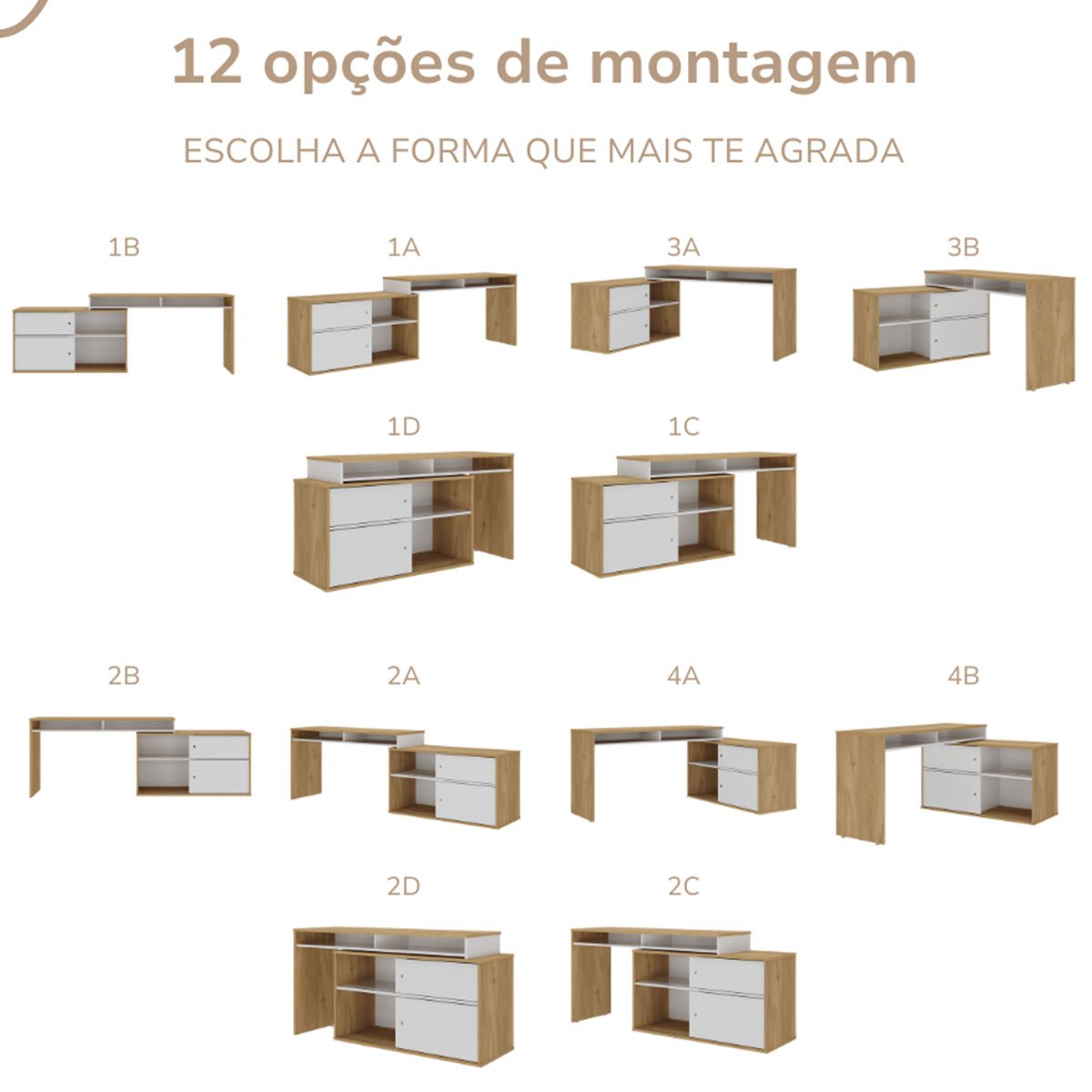 escrivaninga flex montagem
