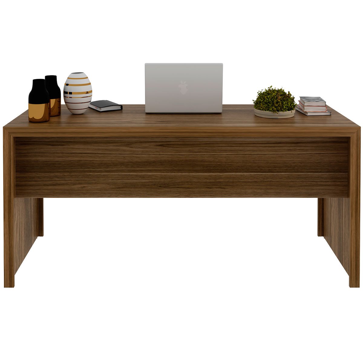 mesa para escritorio me4109 nogal2