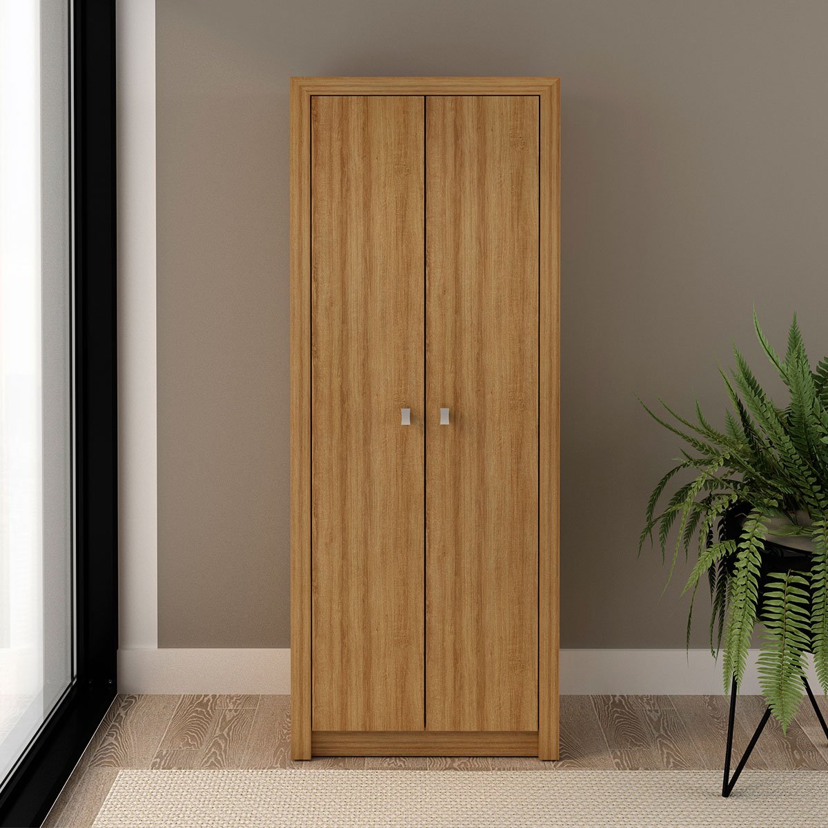 armario para escritorio 2 portas me4105 amendoa4