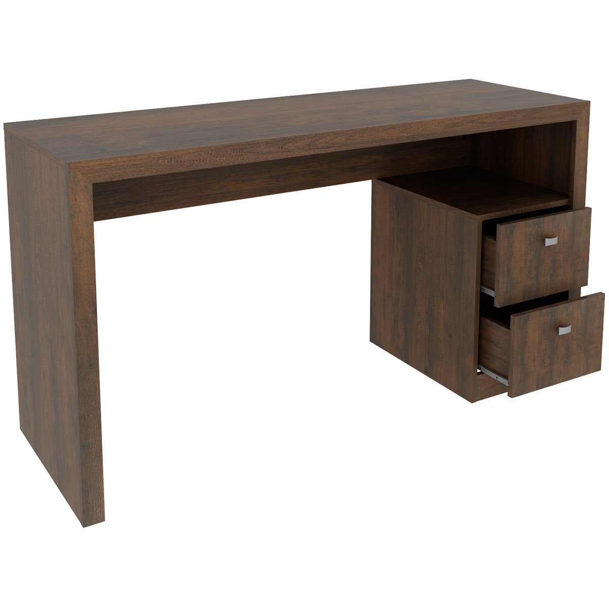 mesa para escritorio 2 gavetas me4130 rustico1