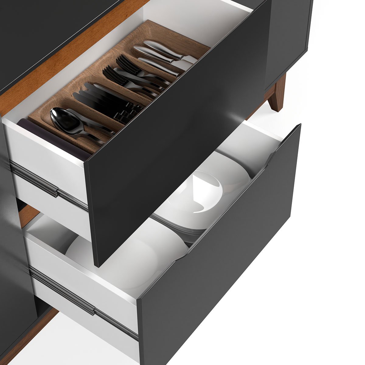 flow 2 portas preto flex det2