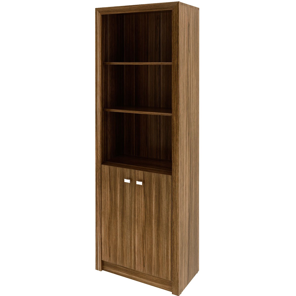 armario para escritorio com 2 portas me4110 nogal1