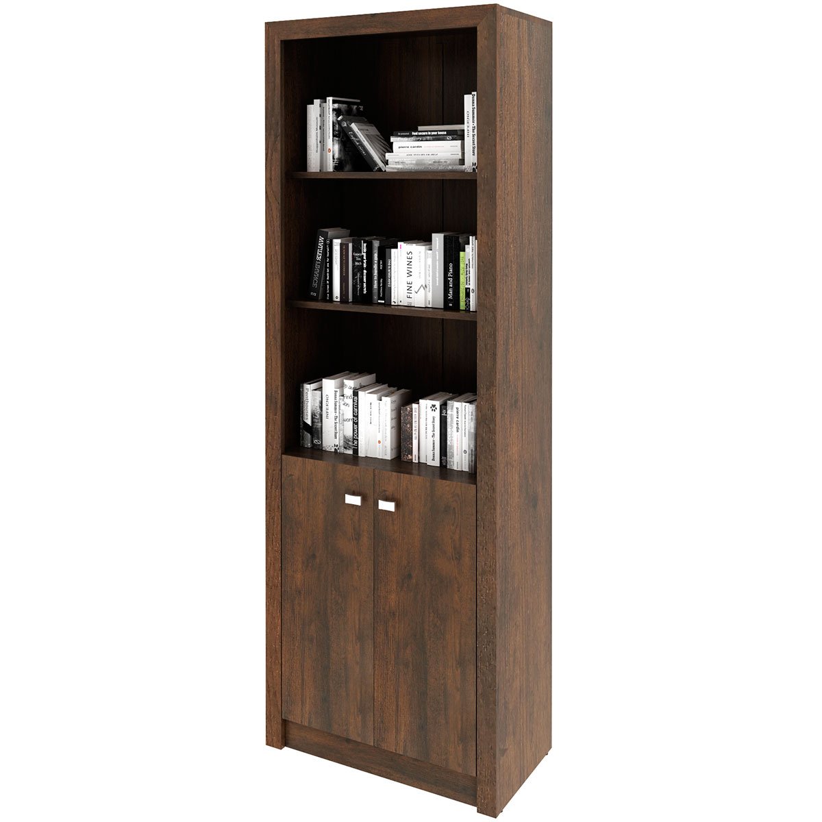 armario para escritorio com 2 portas me4110 rustico