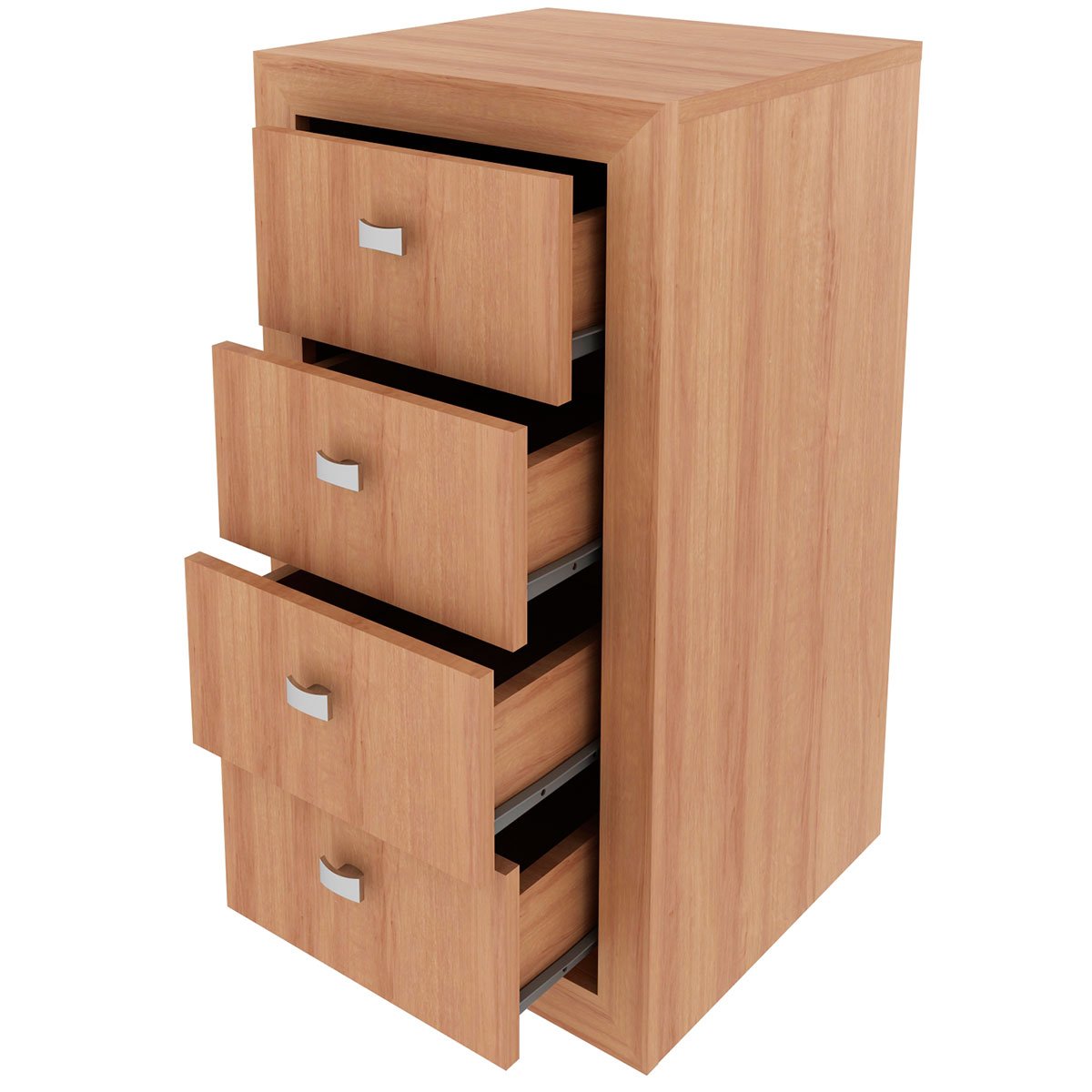 gaveteiro com 4 gavetas me4133 amendoa1