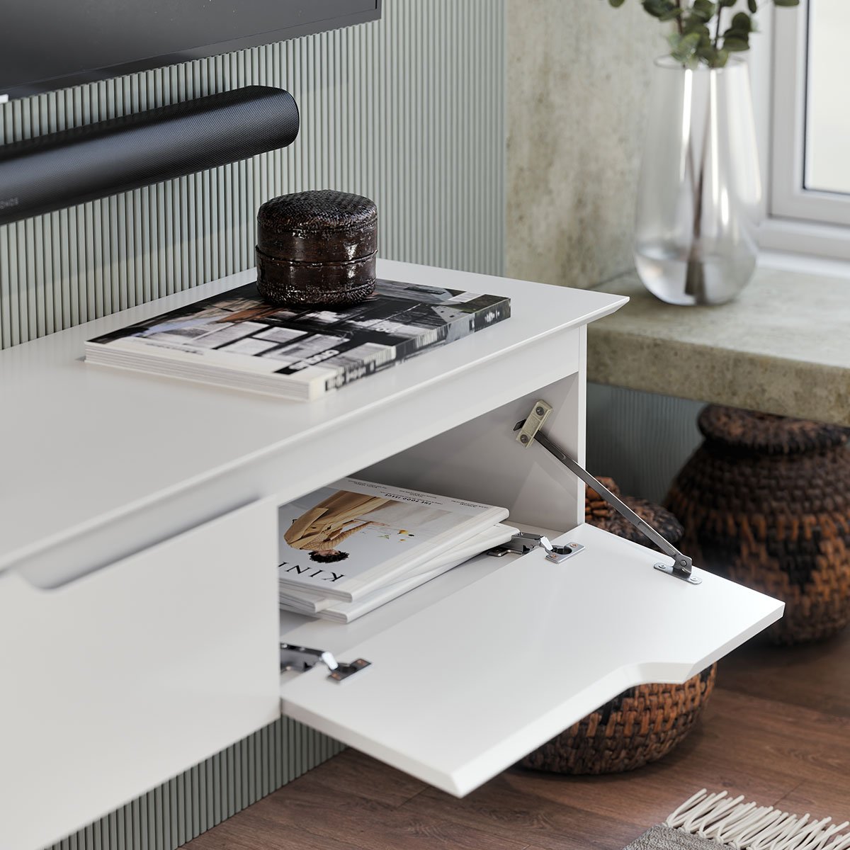 rack aparador flow branco det1