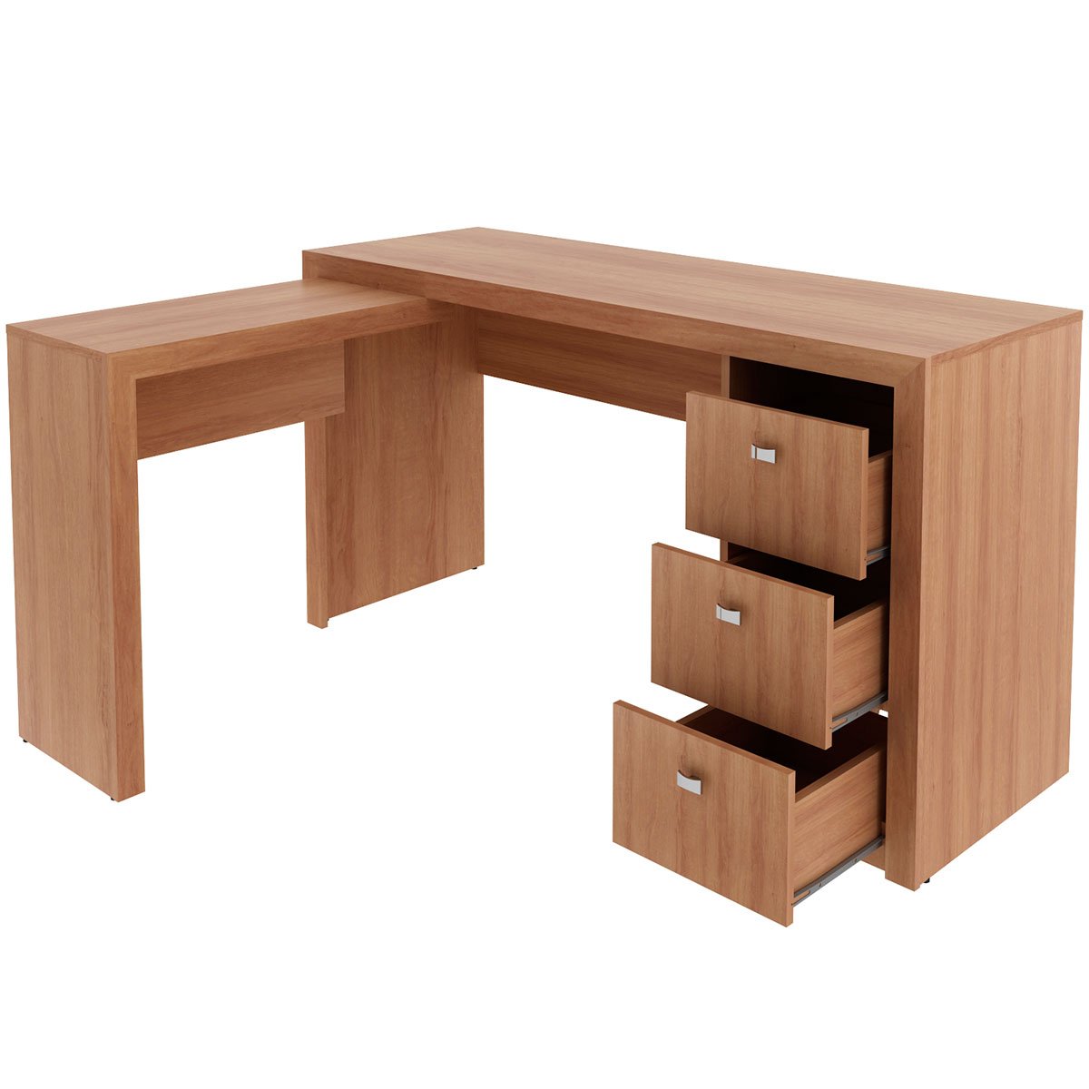 mesa para escritorio de canto me4101 amendoa1