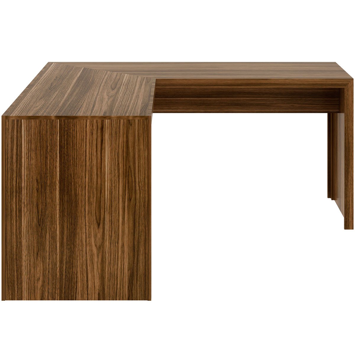 mesa para escritorio angular me4116 nogal3