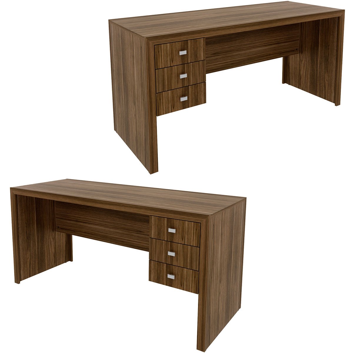 mesa para escritorio me4113 nogal2