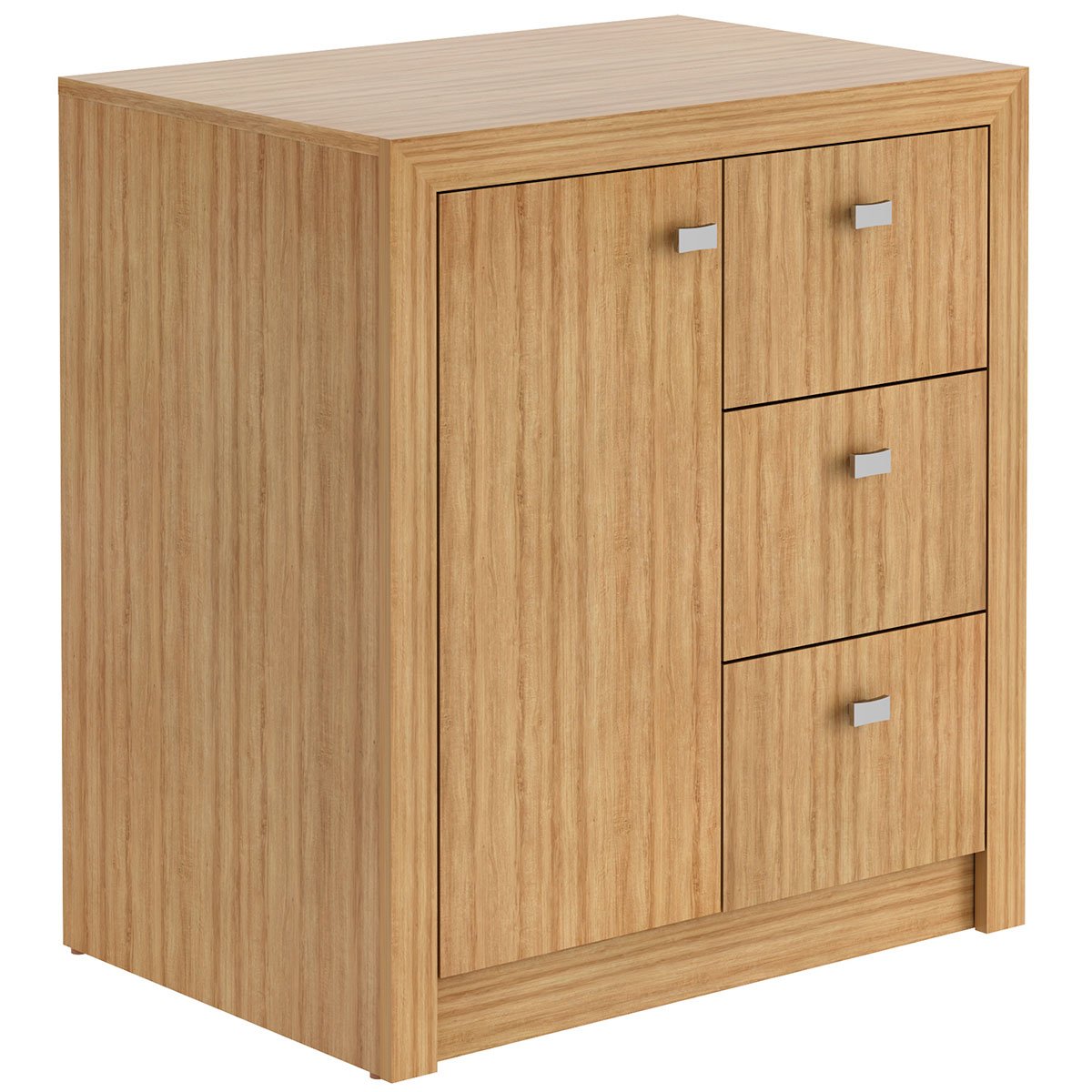 balcao armario para escritorio me4111 amendoa