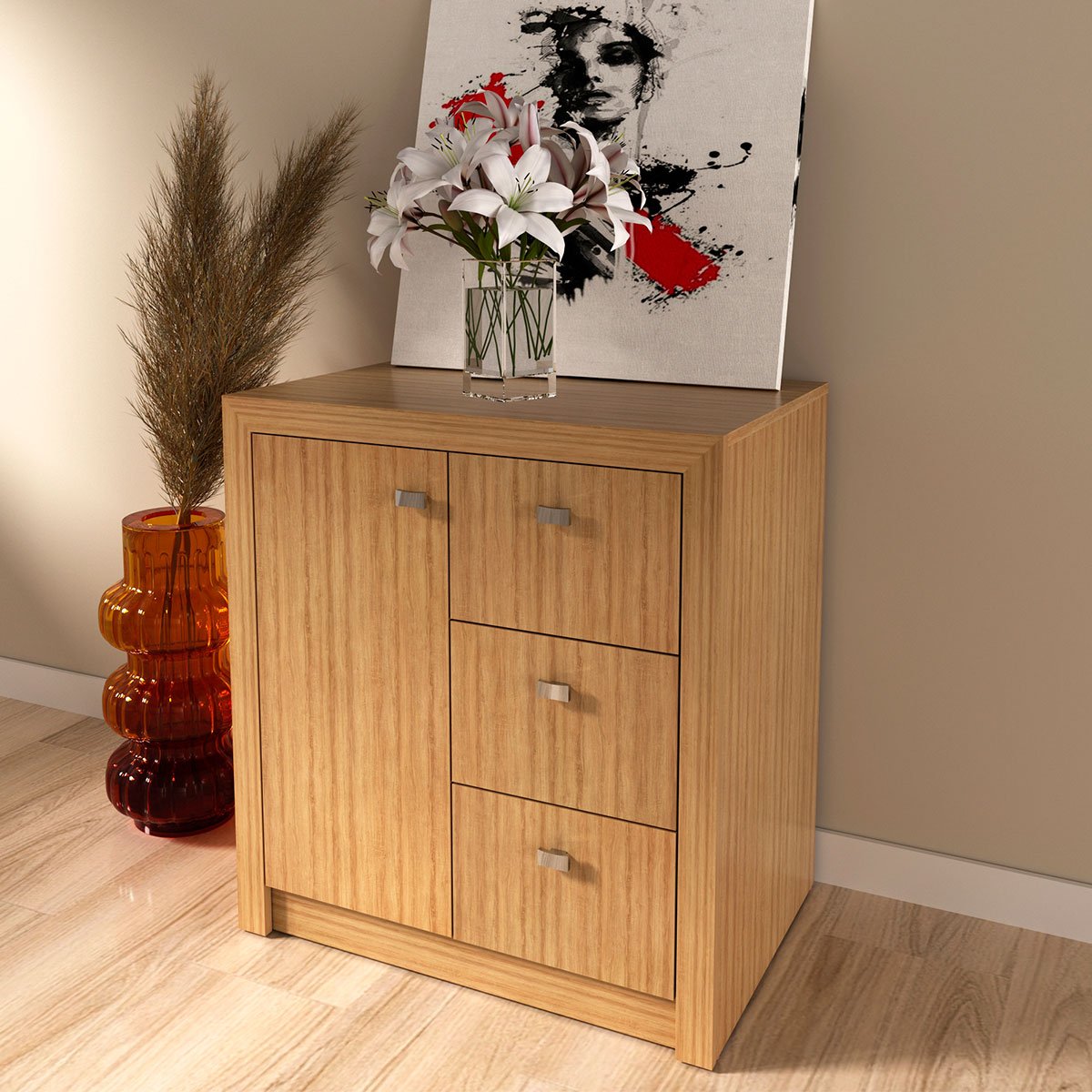 balcao armario para escritorio me4111 amendoa4