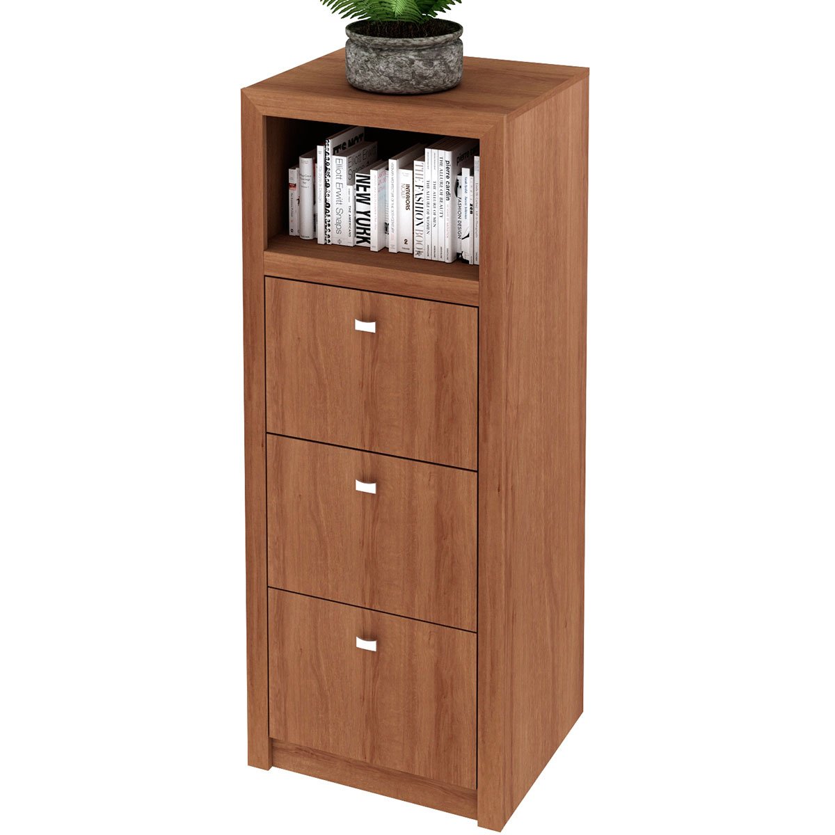 armario arquivo me4118 amendoa