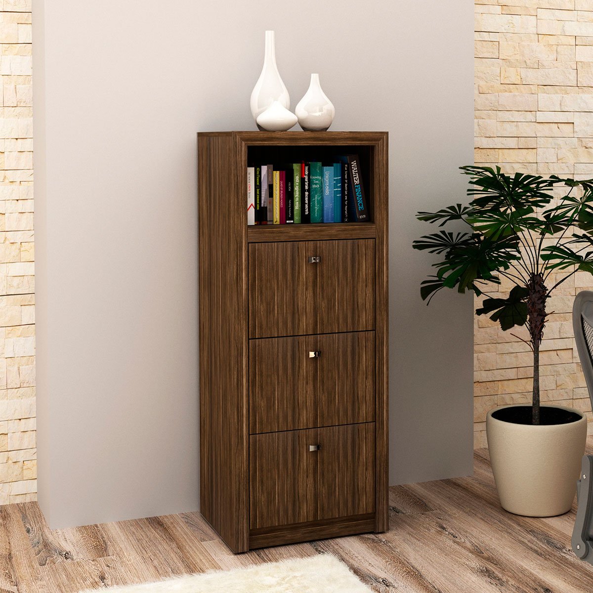 armario arquivo me4118 nogal3