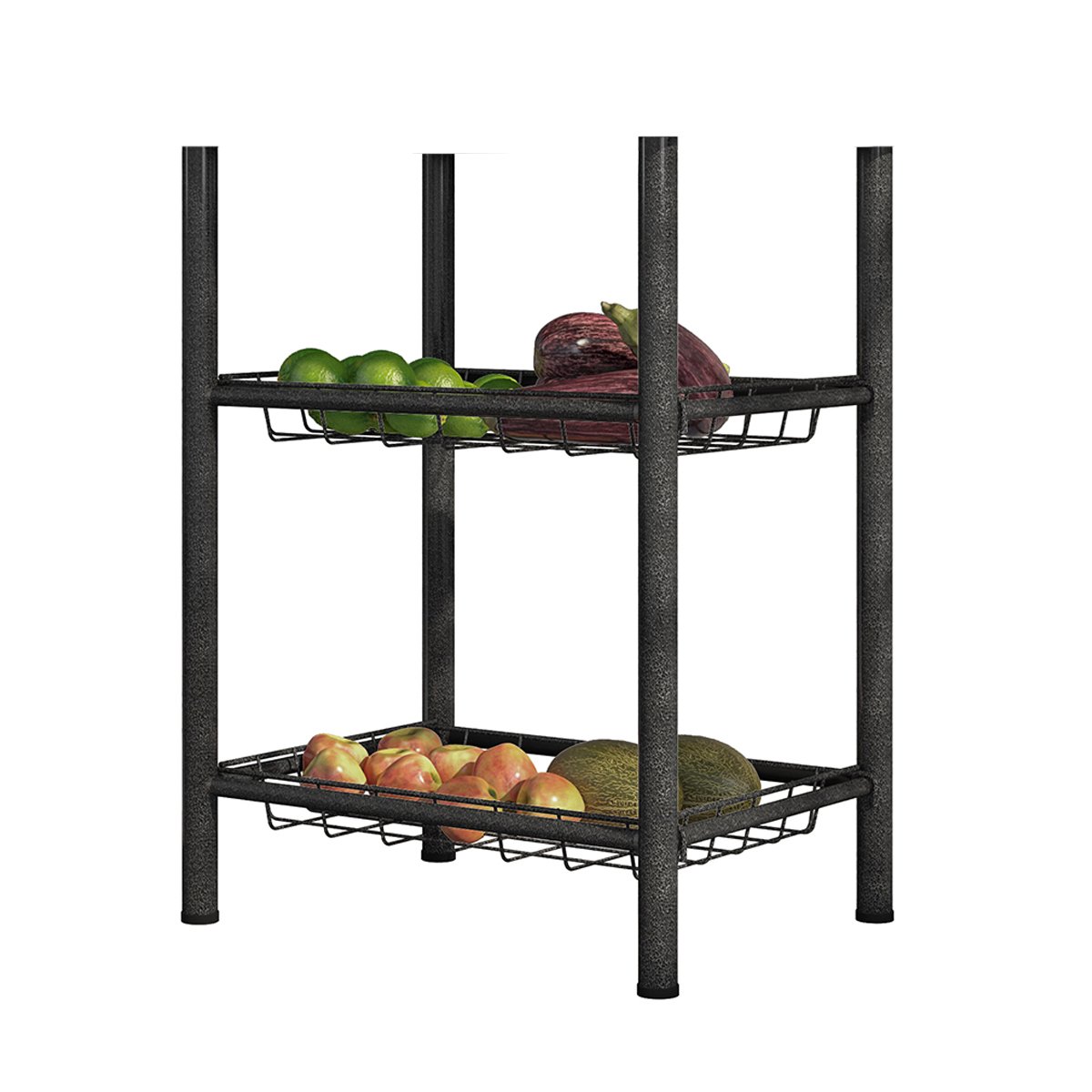 06 fruteira s tampo granito 2 cestos aco carbono carol