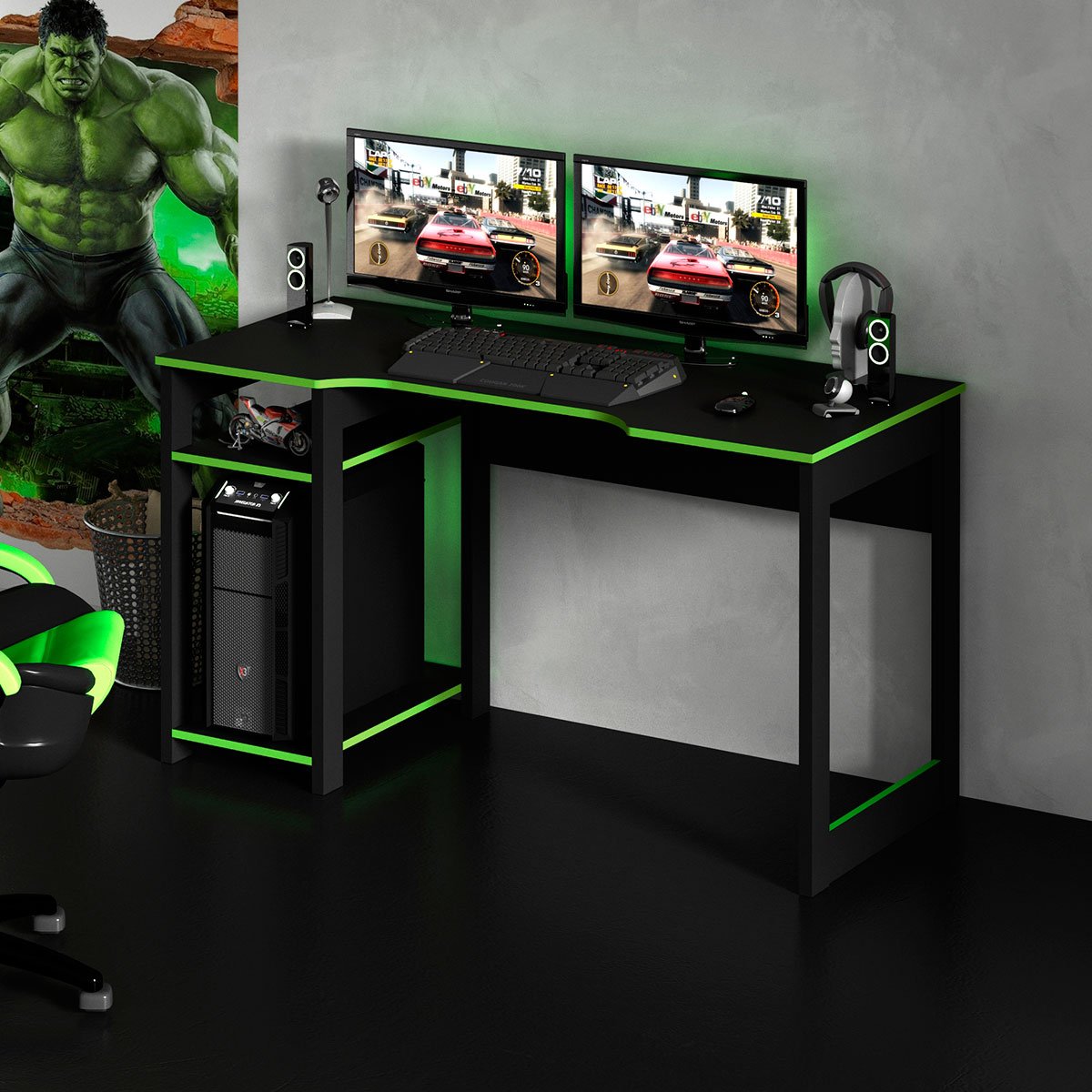 mesa gamer me4152 preto verde4