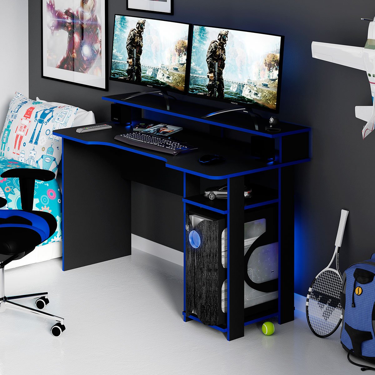 mesa gamer me4153 preto azul11