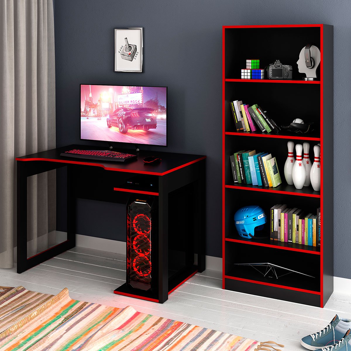 conjunto 96 me4141 me4161 preto vermelho