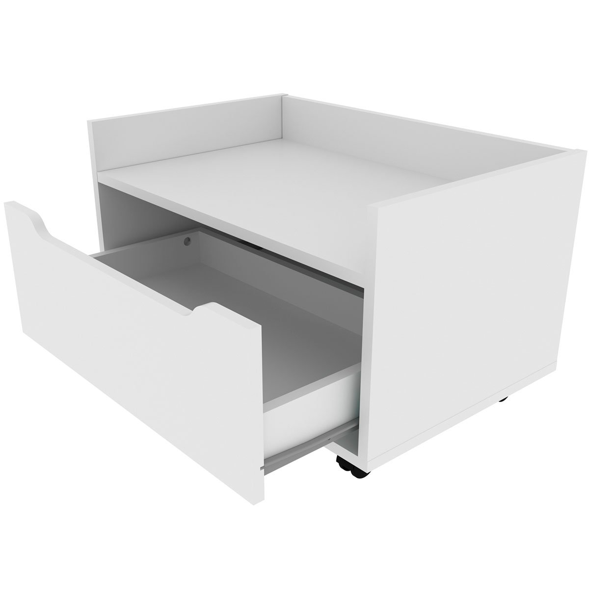 02 balcao para gabinete de banheiro 1 gaveta com rodizio