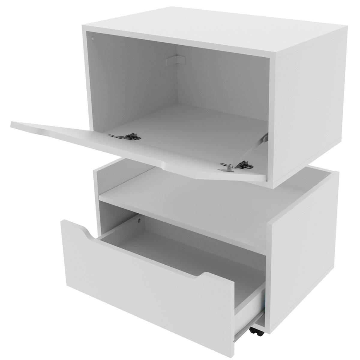 04 kit balcao e gabinete de banheiro 1 porta 1 gaveta e rodizio