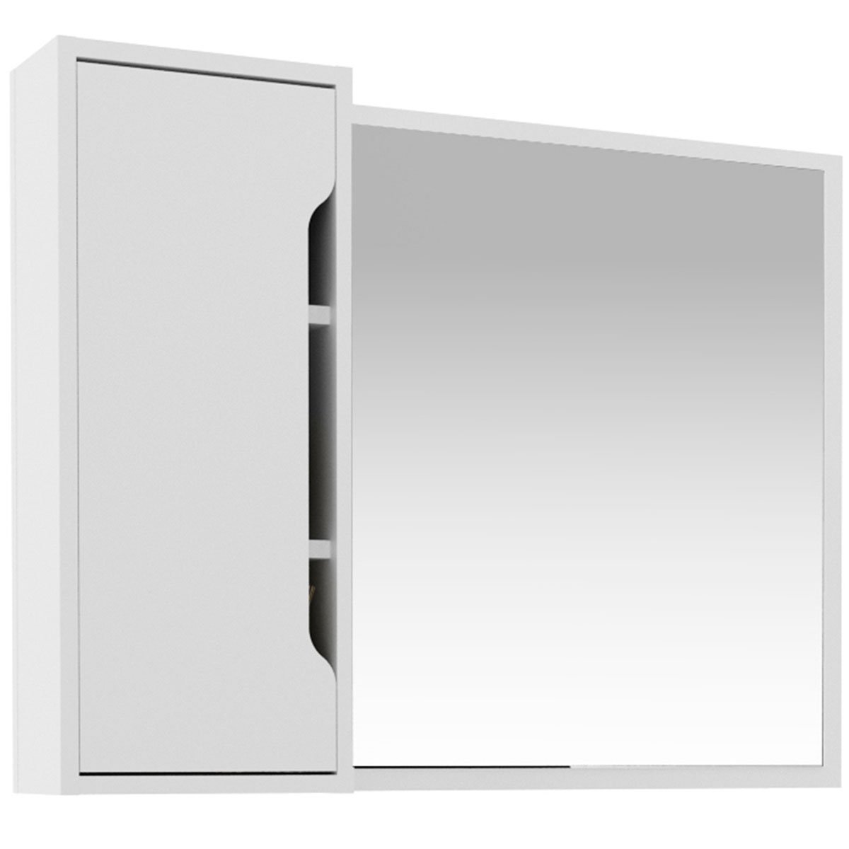 03 espelheira para banheiro 80 cm com 1 porta