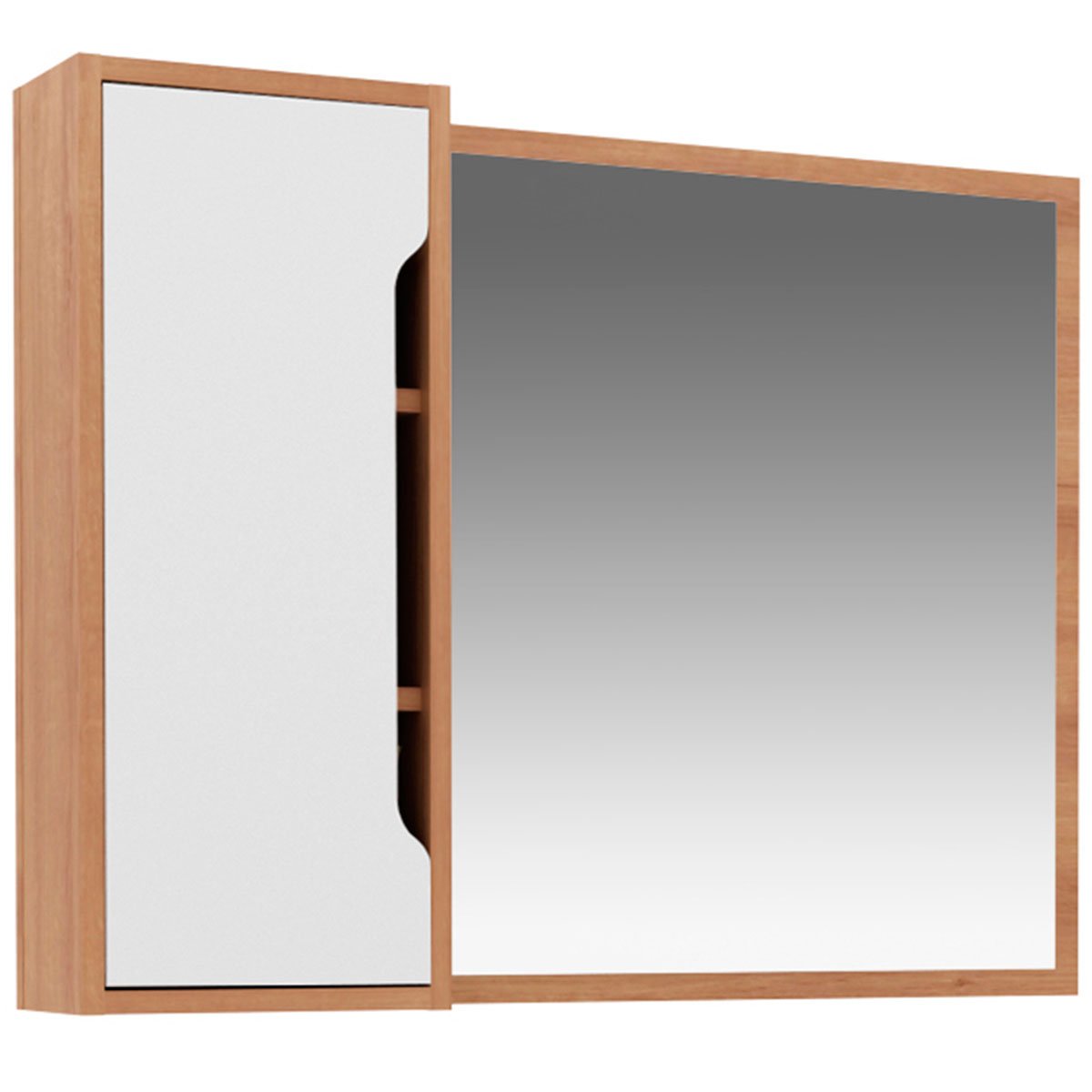 08 espelheira para banheiro 80 cm com 1 porta