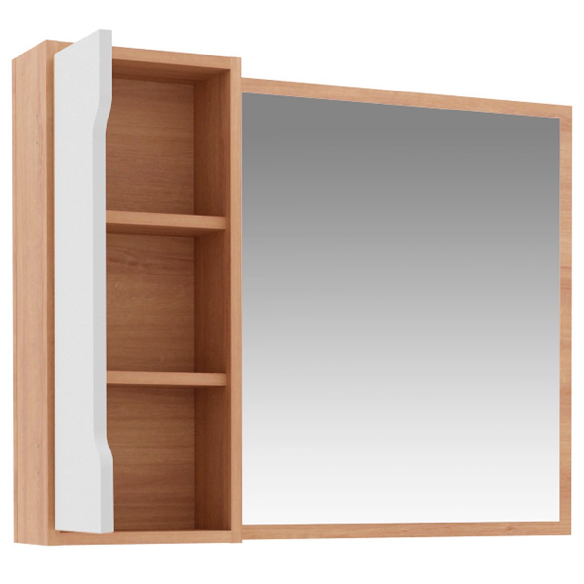 09 espelheira para banheiro 80 cm com 1 porta