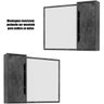 16 espelheira para banheiro 80 cm com 1 porta