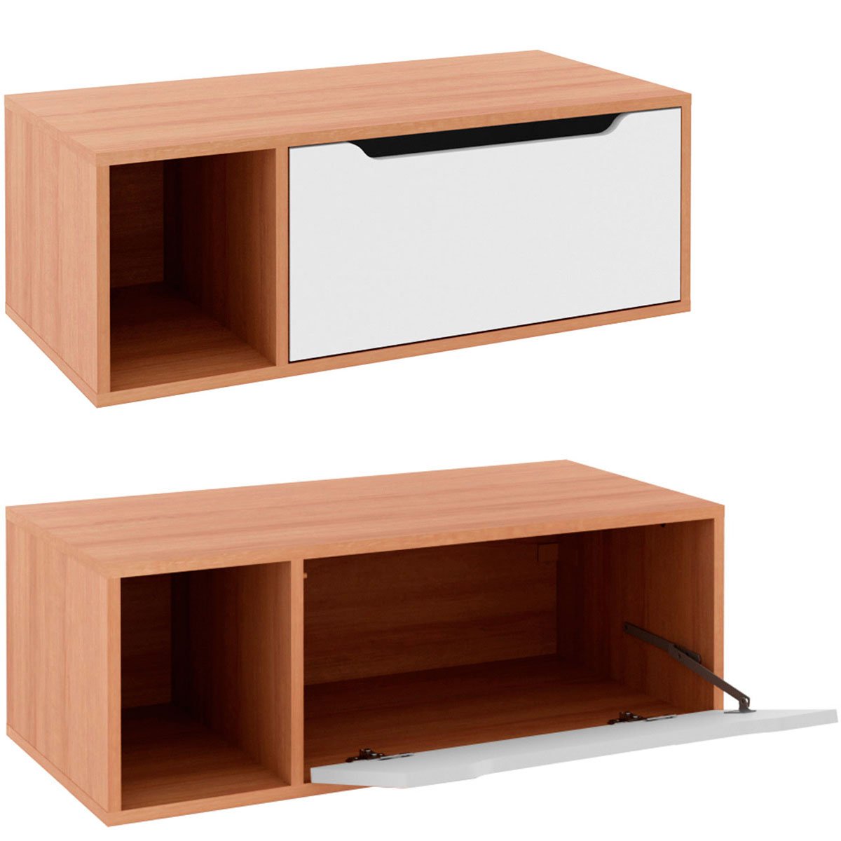 05 gabinete de banheiro 80 cm com 1 porta e nicho