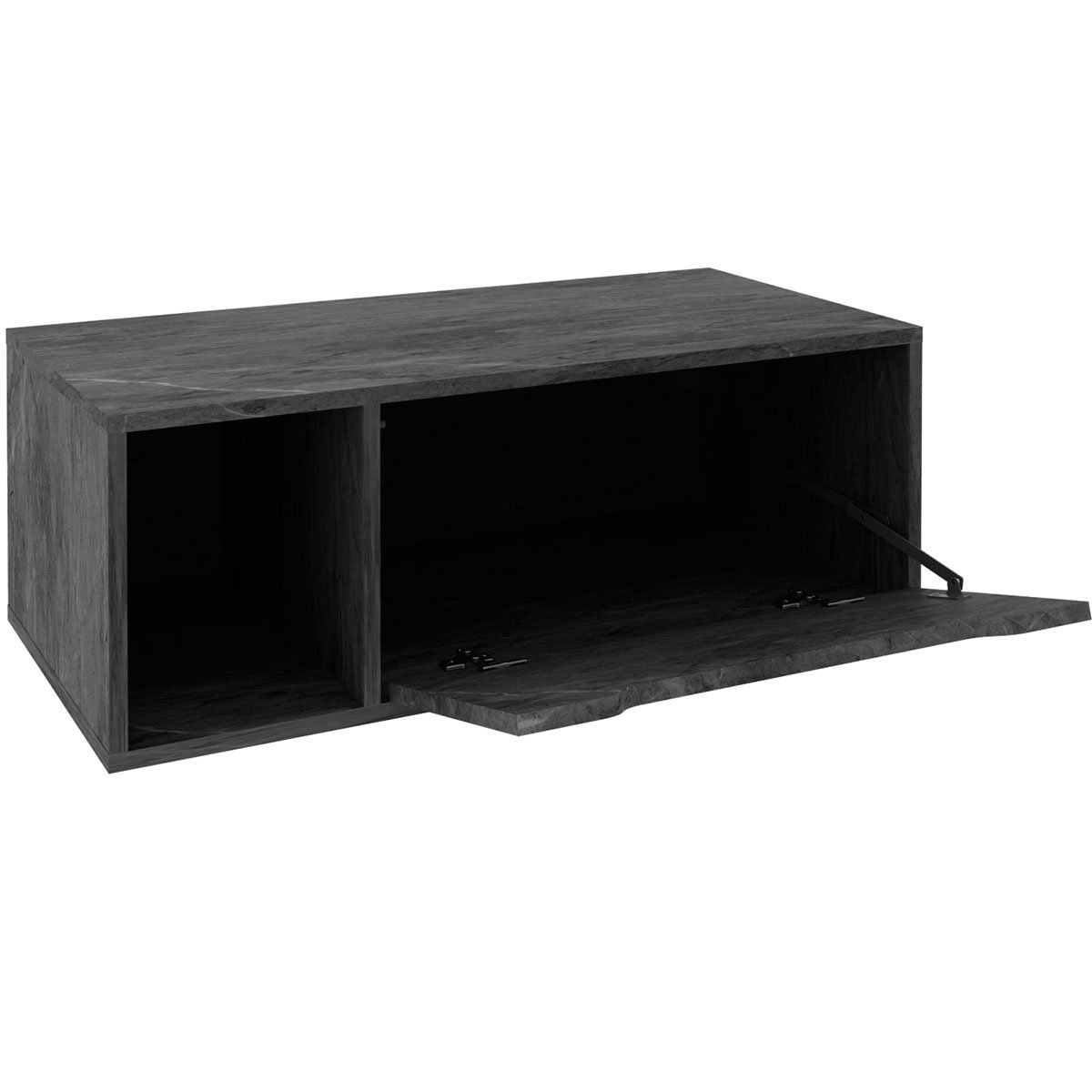 12 gabinete de banheiro 80 cm com 1 porta e nicho