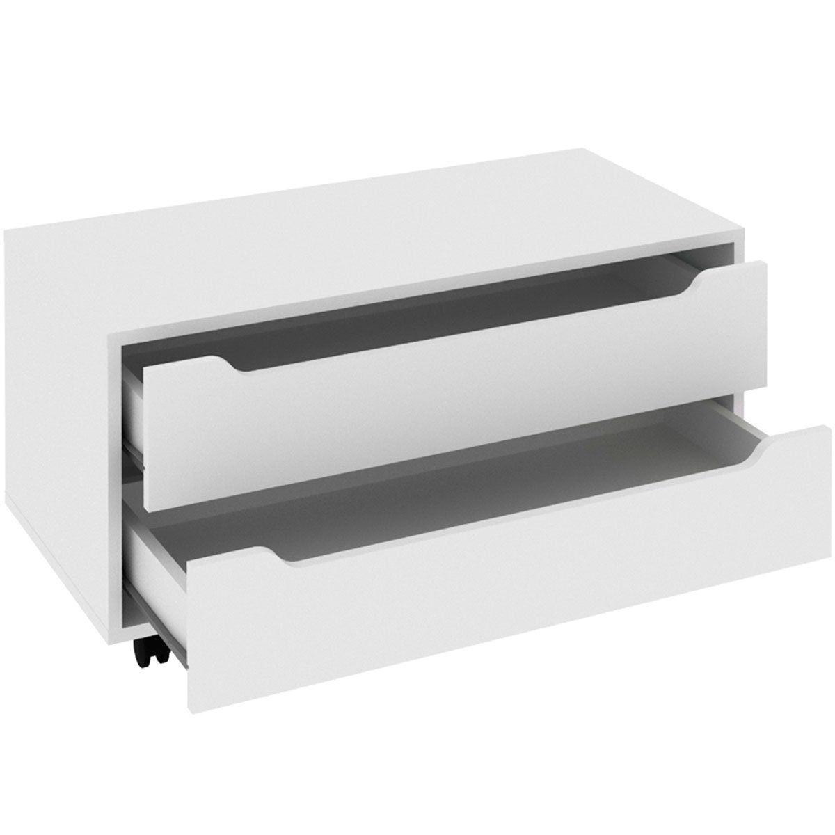 11 balcao para gabinete de banheiro com 2 gavetas e rodizio