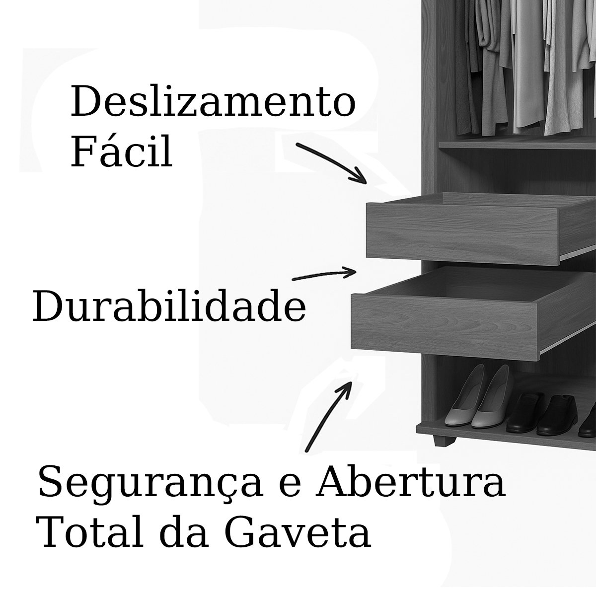 05 guarda roupa casal 2 portas 4 gavetas ripado mdf milan cumaru opala