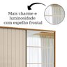 07 guarda roupa 100 mdf 2 portas de correr com espelho milan
